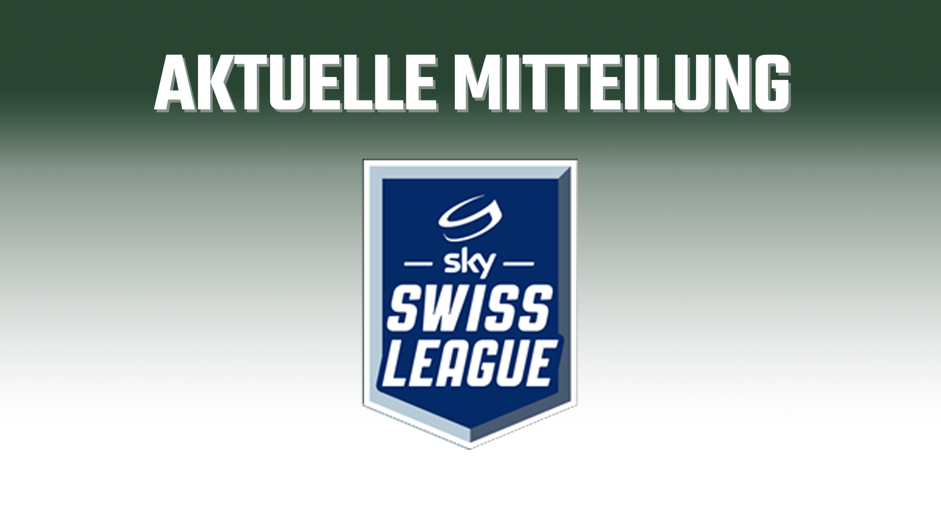 Gemeinsame Mitteilung der Swiss-League-Clubs HC La Chaux-de-Fonds, EHC Olten, EHC Visp und HC Sierre