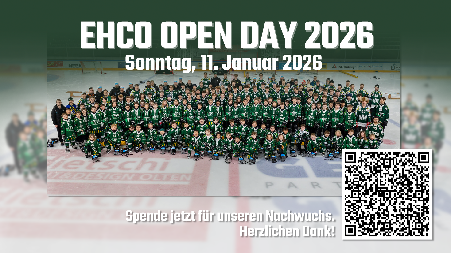 EHCO Open Day am Sonntag, 11. Januar 2026 im Stadion Kleinholz