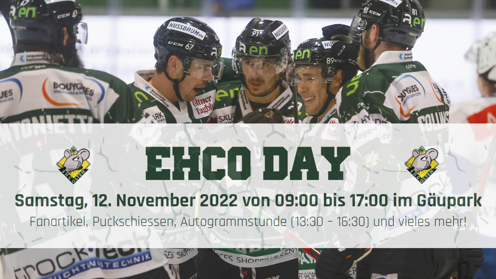 Save the Date: Der EHCO im Gäupark