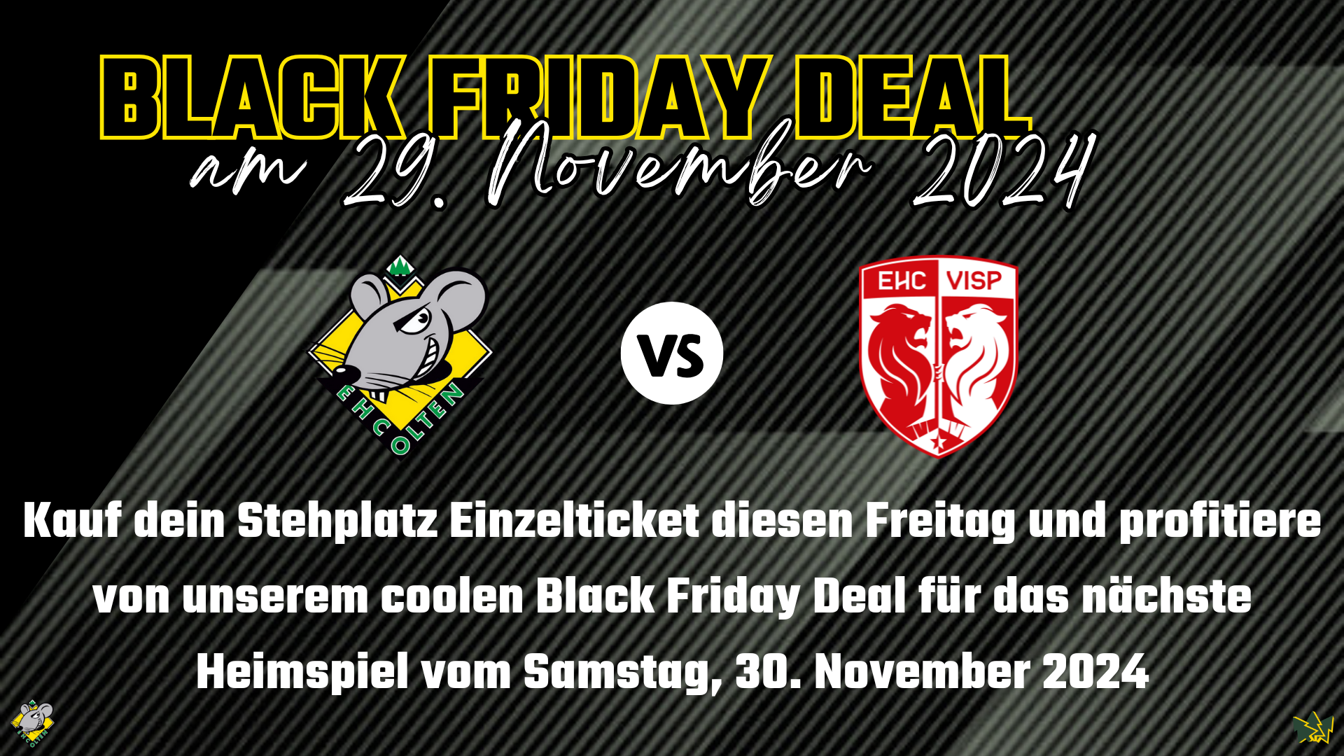 Black Friday Angebote beim EHC Olten