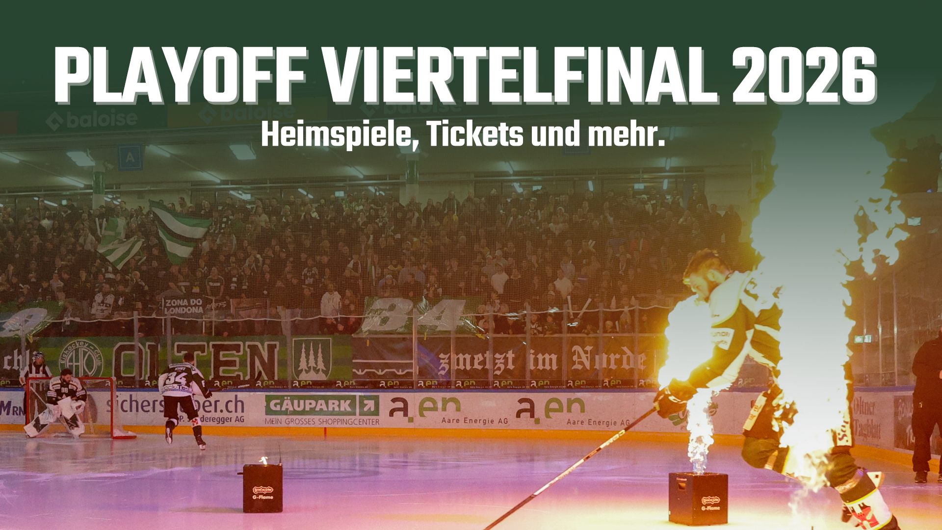 Playoff Viertelfinal 2026: Heimspiele, Tickets und mehr