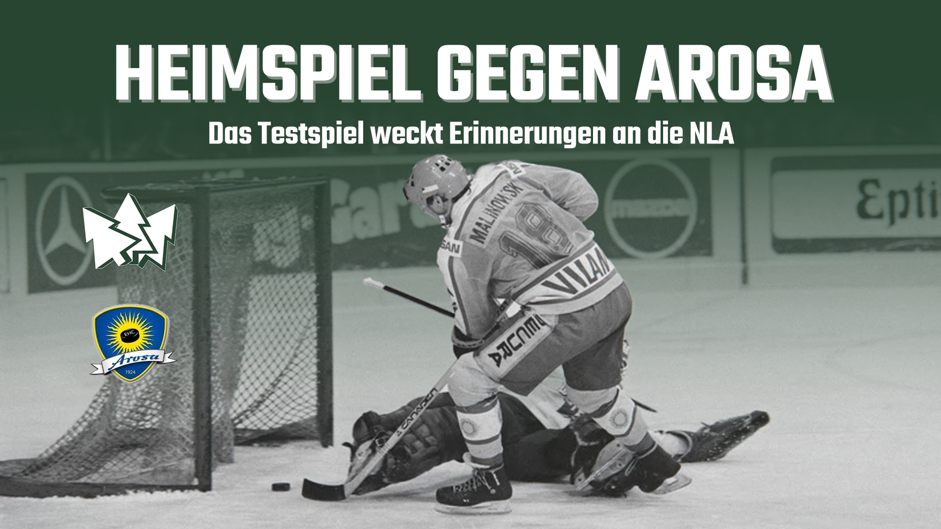 Heute Heimspiel gegen den EHC Arosa