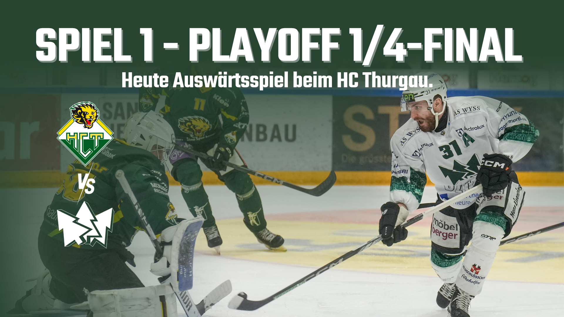 Playoff-Auftakt in Weinfelden!