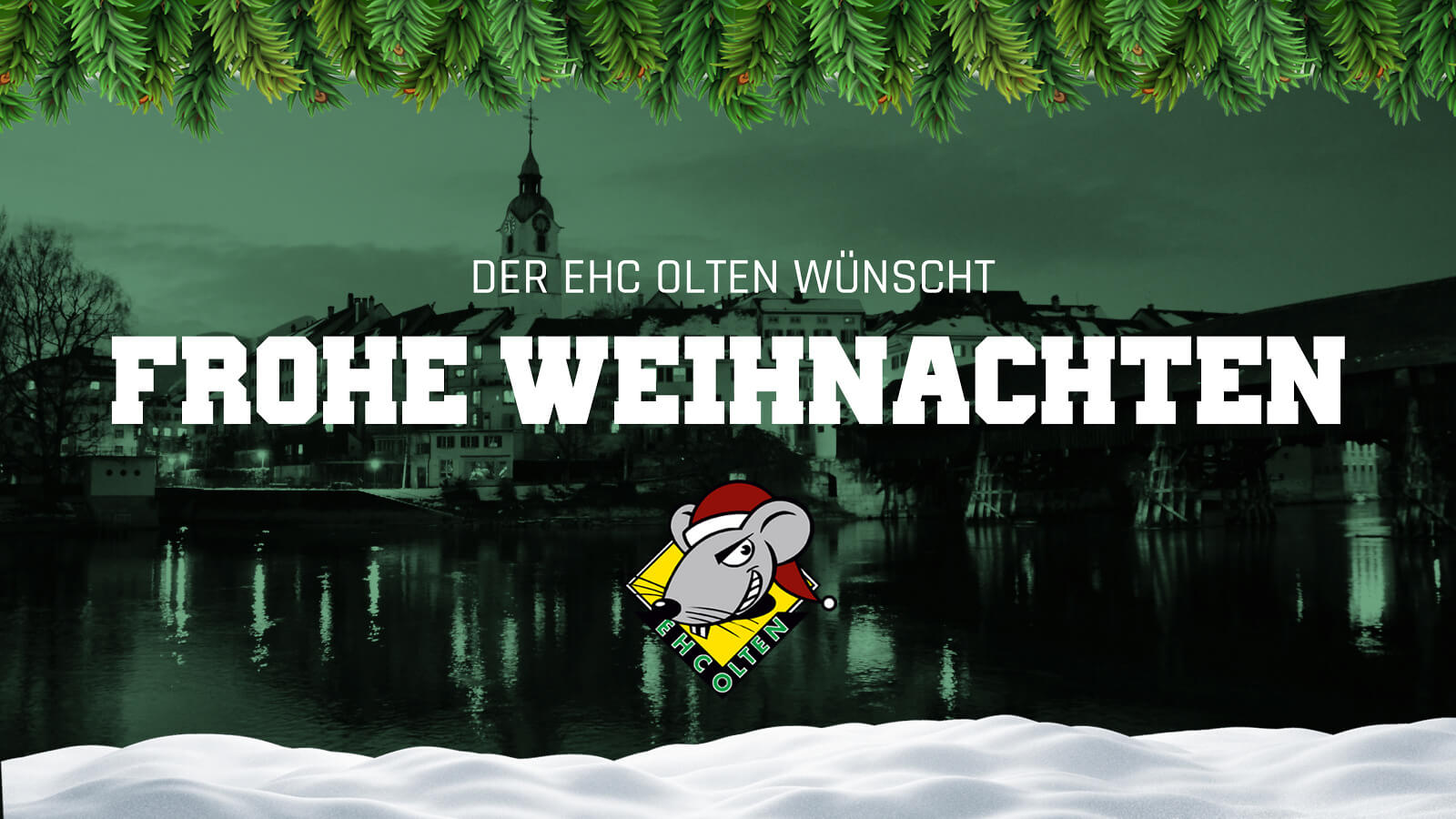 Der EHC Olten wünscht schöne Festtage