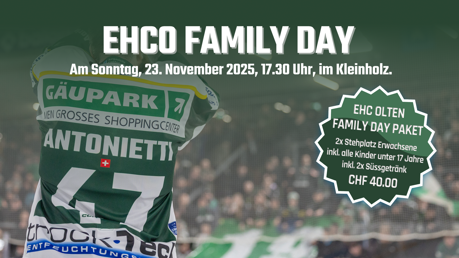 EHCO Family Day am Sonntag, 23.11.2025