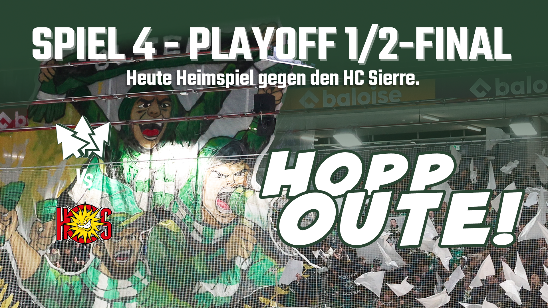 Der EHCO mit der Chance zum Ausgleich in der Serie