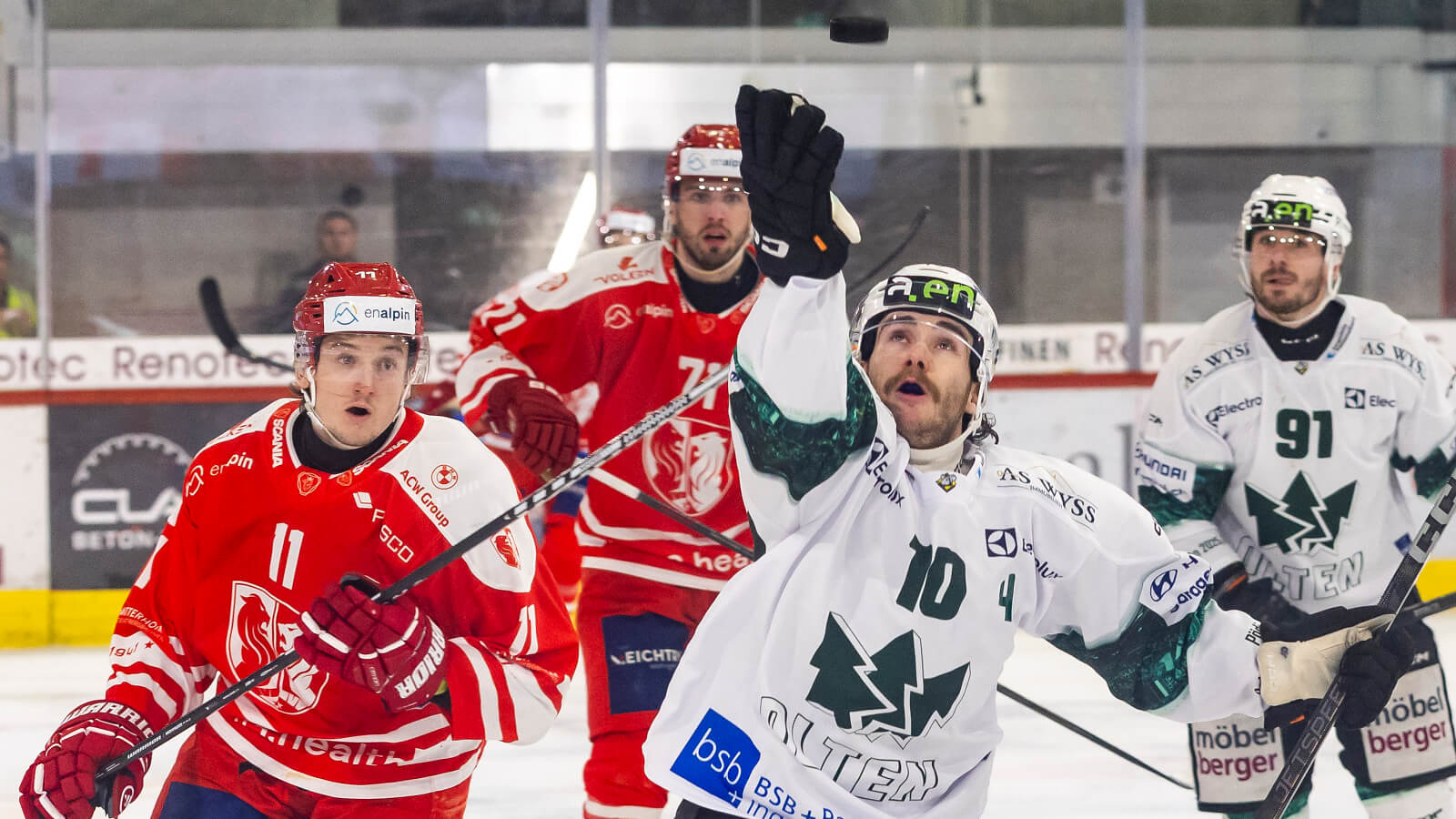 Knappe Niederlage im Wallis: EHC Olten unterliegt Visp mit 3:4