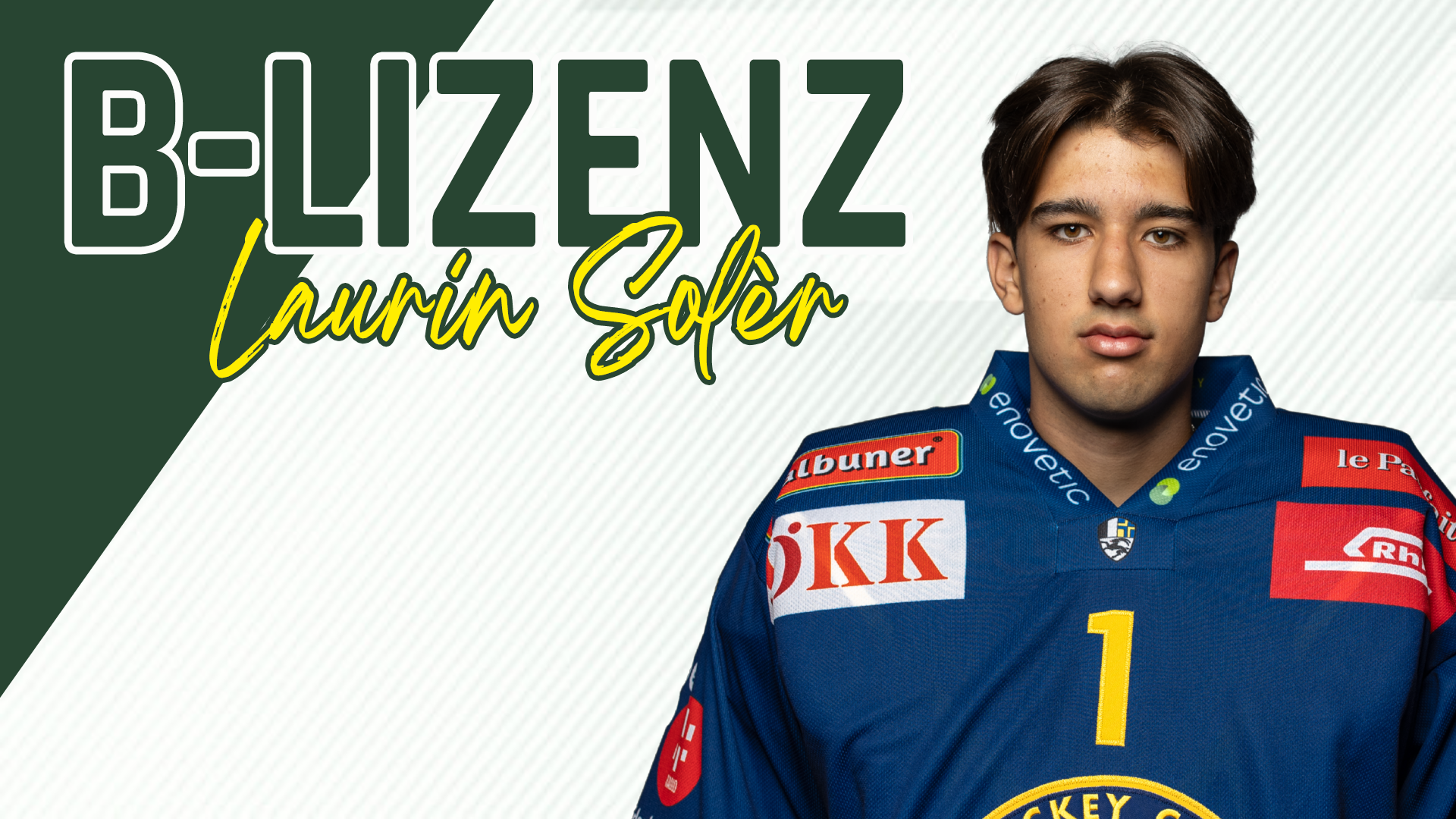 Laurin Solèr erhält per sofort Eiszeit beim EHC Olten