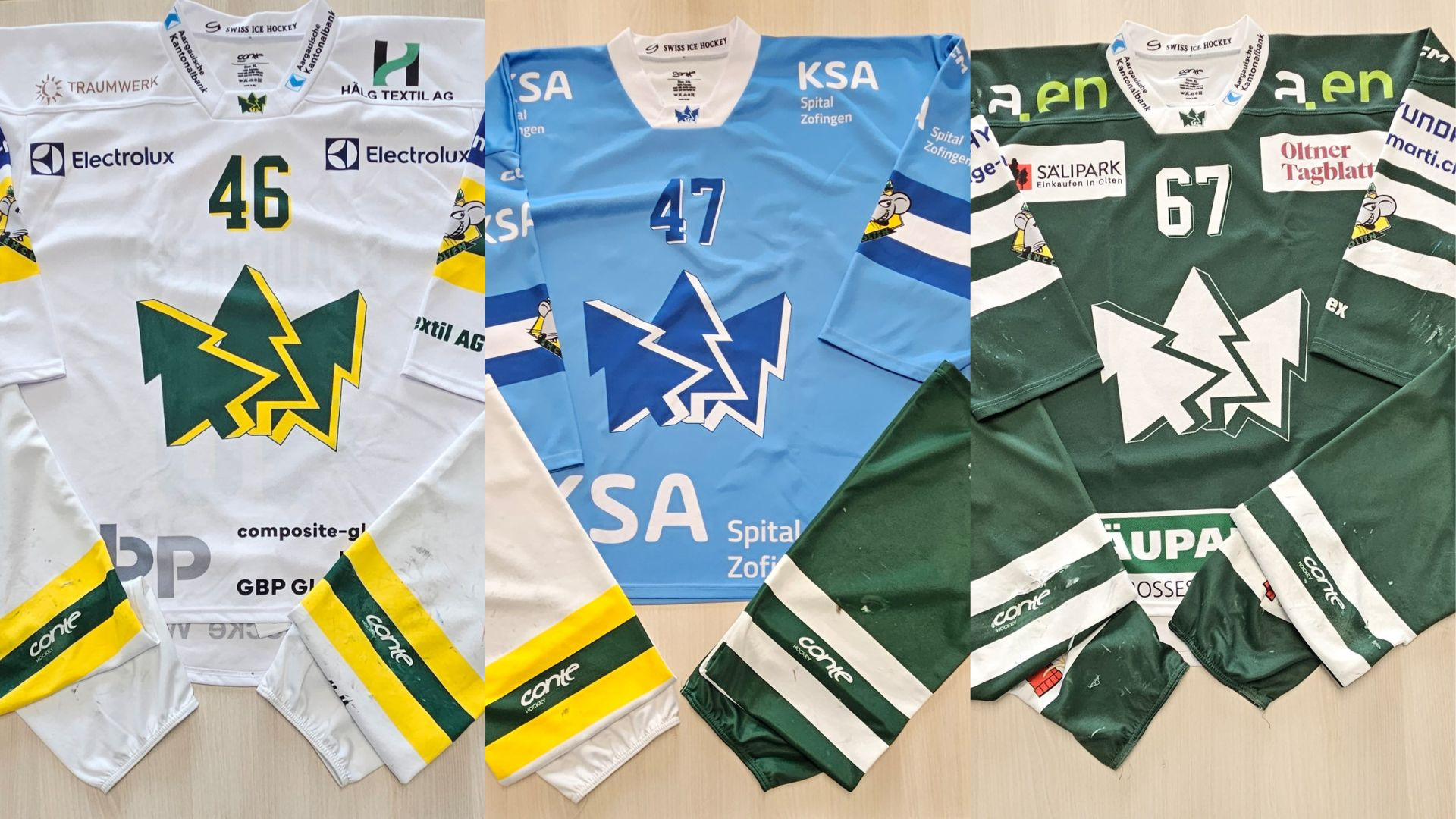 Versteigerung der Game Worn Trikots gestartet