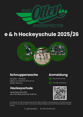 Flyer eh Hockeyschule 2526